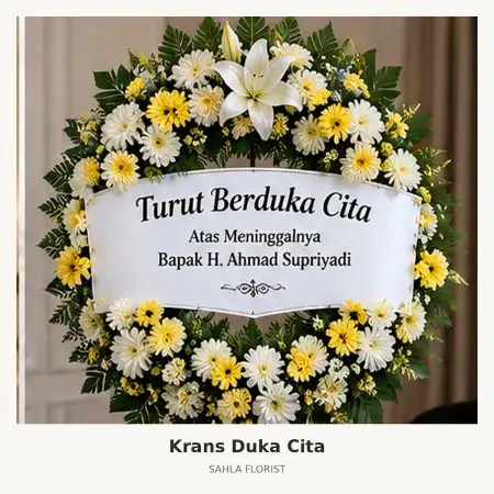 Krans Bunga Duka Setu
